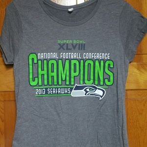 Seahawks 2013 Football Conference Champs T-shirt M